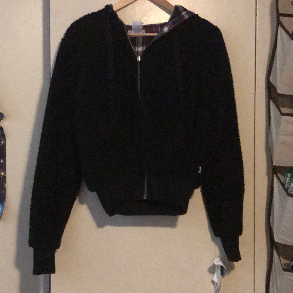 Self Esteem reversible zip up hoodie